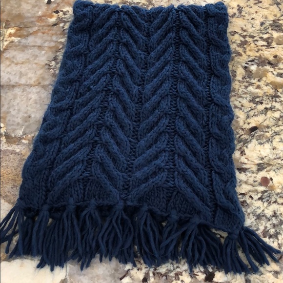Bass Accessories Bass Navy Blue Knit Scarf Poshmark